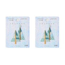하마나카 자수와펜 플라워 H457-953, 혼합 색상, 2개입
