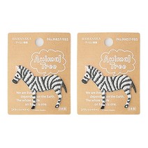 하마나카 자수와펜 애니멀트리 H457-985, 혼합 색상, 2개입