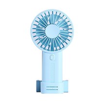 애니키 스마트폰 거치대 휴대용 선풍기, HF11, 블루