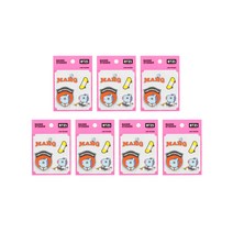 라인프렌즈 BT21 캐스팅 뱃지 스티커, 망, 7개입