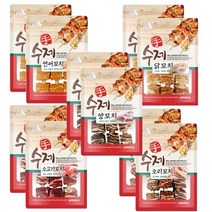 수제꼬치 강아지 간식 90g x 5종 콤보팩 10p, 소고기, 오리고기, 연어, 닭고기, 양고기, 1세트