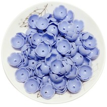 가드 튤립 DIY 비즈 재료, 블루, 1개