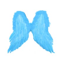 파티쇼 프리티 큐티 천사 날개, 블루, 1개