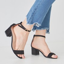 하루반 니콜 스트랩 샌들 미들힐