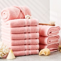 소프트터치 모달 호텔수건 40 x 80 cm 190g, 핑크, 10개