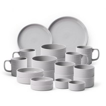 프렐류드 마틴 4인 홈세트 20p, 라이트그레이, 8종