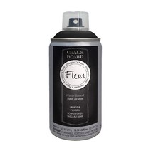 플뢰르 스프레이 초크보드 만화용 잉크, 블랙, 300ml