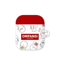 바니몽 옴팡이 팡팡 에어팟케이스, 팝콘팡화이트