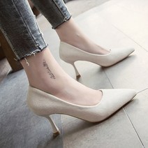 트윙키걸 스웨이드 미들 하이힐 HT7805