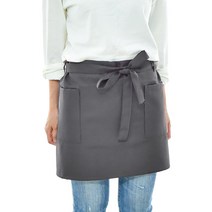 바이데코 방수 기모 허리 앞치마, 그레이, 1개