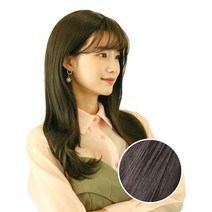 가발매니아 여자 통가발 인디C컬, 내츄럴브라운, 1개