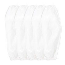 팀쿡 유광 방수토시, 5개, 백색 시보리X