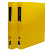 투명 프론티어 바인더 프리미엄 3cm 3공 A4, 노랑색, 2개