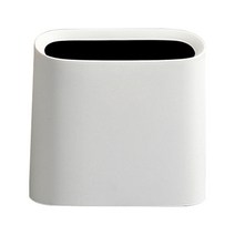 바람 로제 휴지통 10L, 화이트, 1개