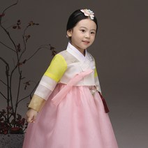 더예한복 여아용 289 가인달이 한복세트