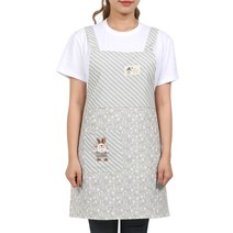 래빗포인트 방수앞치마, 그레이, 1개