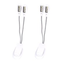 북라이트 2 Head 8 LED 조명 2p, 화이트