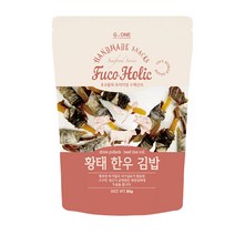 후코홀릭 강아지 해산물 간식, 황태 한우 김밥, 1개