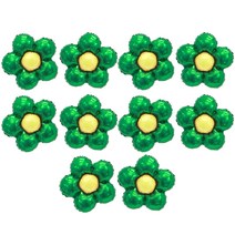 리빙다 꽃은박풍선(그린) 10개입, 그린, 10개