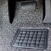 순수카매트 코일카매트 확장형 그레이블랙 현대, 현대 더뉴그랜저IG (2019년 ~ 2022년) (3P)