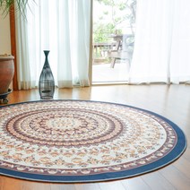 인룸 코듀로이 로얄 페르시안 러그 원형