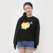 달콩소녀 주니어 알럽 맨투맨 티셔츠