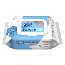 스카트 물걸레청소포 베이직 표준형 30매, 1개