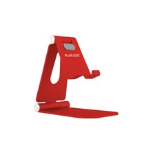 카키고 2세대 알루미늄 핸드폰 거치대, 카민레드, 1개