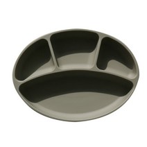 블루마마 실리콘 유아 흡착 식판, 베이지, 단품