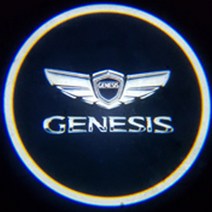 차량용 도어 로고라이트 748 제네시스 2p