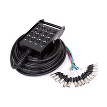 EWI PSX 16 박스형 멀티 스네이크 케이블, PSX-16-20M, 혼합색상