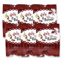 행복한 쇼콜라띠에 홈베이킹 초콜렛 밀크 100g, 6개