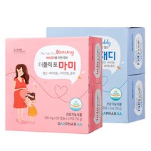 [임신준비영양제] 지엠팜 더폴릭포 마미 + 대디 엽산 영양제 세트, 1세트