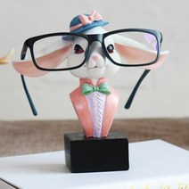 토끼 모양 안경걸이 인테리어소품, 혼합색상