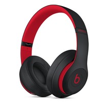 Apple Beats Studio3 무선 오버이어 헤드폰, 디파이언트 블랙-레드