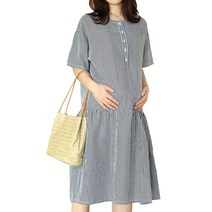 슈에뜨 지지미 셔링 임산부 원피스