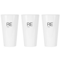 티스카페 불투명 플라스틱컵 RE시리즈 벤티 600ml, 1개입, 3개
