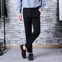 타운클로 남성용 링클프리 쿠션스판 10부 슬랙스