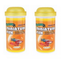 피에스피 미니비트 소형 열대어 사료, 120g, 2개
