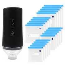 발론스 진공포장기 + 식품용진공팩 소 10p + 대 10p, wtr0619