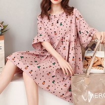 마켓에이 기호패턴 와이드 백리본 임산부 원피스