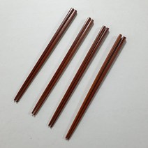 장미목 옻칠 젓가락 4벌 235 58, 1세트