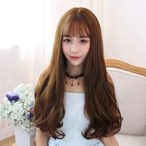 뿌이뿌이가발 여성 롱 웨이브 통가발 코넬리, 초크브라운, 1개