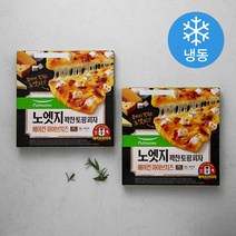 풀무원 노엣지 꽉찬 토핑 피자 베이컨 파이브치즈 (냉동), 376g, 2개