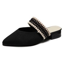 마켓A 여성용 스틸레토 니트밴딩 블로퍼