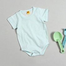 아동용 여름 체크 슈트