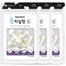 내츄럴랩 치카치카 강아지 우유 치실껌 S 48g, 3개