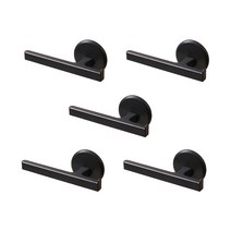 앤티스 모던포인트 접착시 다용도 걸이, 블랙, 5개