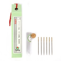 튤립 리본 자수 바늘 6p 세트 THN-084, 1세트