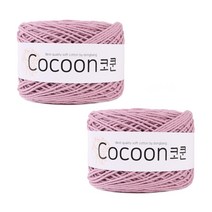 마마니트 코튼 코쿤 뜨개실 2p, 819 연보라